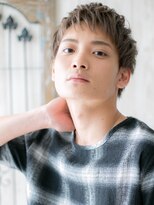 グルーミングサロン バーバー キャッスル 北浦和西口(Grooming salon Barber Castle)&nbsp;ブリーチデザイン爽やか小顔くせ毛風メンズショートa1北浦和