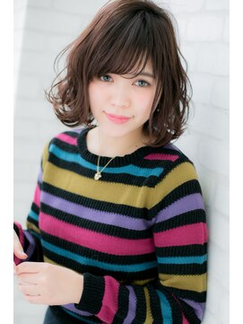 ローマ ギンザ(ROMA Ginza) 『ROMA』暗髪、黒髪も◎!フェアリーカール切りっぱなしボブ