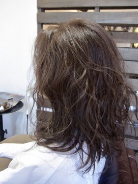 ネスト ヘアーデザイン(NEST hair design) 【NEST 札幌】ミディアムロングのエアリーパーマ