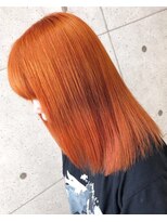 ヘアテリア リュウ 大塚(hair teria ryu) オレンジ×ダブルカラー