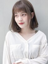 ルティア(Lutia) オン眉 ミルクティーベージュ ゆるふわ !