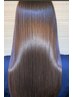 【高濃度ケラチン】カット+シルク縮毛矯正+髪質改善KERATIN PROTEIN Tr