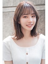 リベルテ(LIBERTE) Liberte銀座 20代大人かわいい小顔外ハネ×グレージュカラー