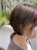 フェリアファム 北千里(FERIA fam)&nbsp;【FERIA北千里】ショート×インナーカラー「ベージュ」