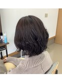 ミディアムウルフパーマ