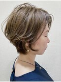大人かわいい美髪ネビージュこなれミディ 【稲毛】