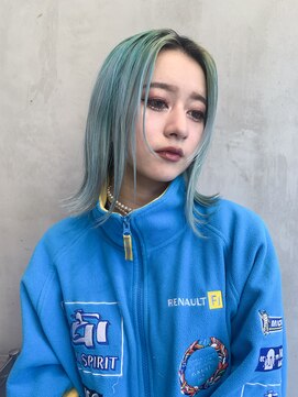 アルバム 銀座(ALBUM GINZA) 外ハネボブ_外ハネボブセクションカラーペールベージュ_39022
