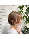 【お客様ヘア】お手入れ楽々◎ショートボブ