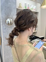 ポジ(poji)&nbsp;編みおろしヘア