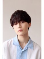 メンズカット バイ ソイクフ(メンズカット by SOY-KUFU) MEN’SHAIRアッシュブラックマッシュヘア
