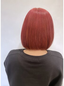 ポート 蕨(PORT) ワンブリーチでつくる春ピンク【 千田 理紗 】