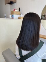 サンセリテ(Sincerite)&nbsp;小、中学生◎うる艶ストレート×髪質改善×縮毛矯正