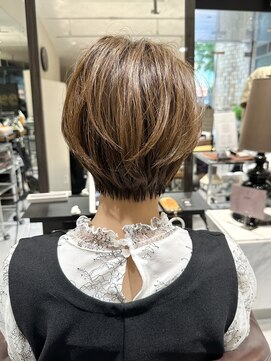 ラボー ノースプラザ店(LA'BO) 【LA'BO三浦】クールで可愛い◎くびれ丸みショート