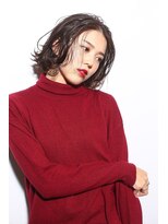 ラヴェ(LAWE.)&nbsp;～色っぽセンターパート～　ツヤ感大人ボブ