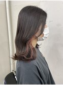 コーラルピンクイヤリングカラーイルミナカラーオレンジピンク