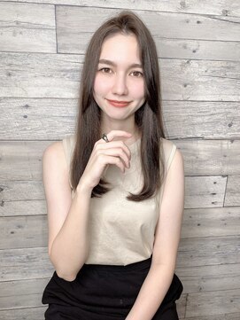 ニスル 町田店(NISURU) 似合わせカット/大人ガーリー/ダークアッシュ/着物/町田/町田駅