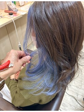 クレア(CREA) インナーブルーカラー