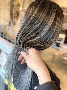 ワンドット バイ キーマン(ONE. by KEYMAN) 【憧れの】ミルクティーベージュのバレイヤージュ