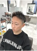 短髪ジェットツイストパーマ