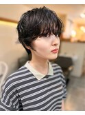 Hair by ryu 【ニュアンスパーマ　マッシュショートウザバング】