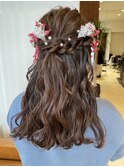 卒業式　ヘアセット