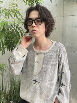 ノラ ギンザ(NORA GINZA) メンズヘアミディアムニュアンスパーマシャドウパーマナチュラル