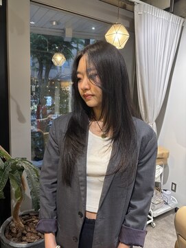 ゼストカロン(ZEST Kalon) ストレートアイロンで仕上げるlong layer