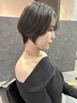 コト 福井大和田店(coto)&nbsp;福井　大和田　大人ショート　くびれショートヘア　前髪長め