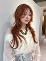 ユー セント(yew scent)&nbsp;レイヤーカット×オレンジカラー