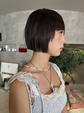 ハウ 心斎橋(how) 大人動くボブ×ナチュラルボブ×前髪あり20代30代40代50代