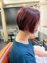 ポタム 東中野(potamu)&nbsp;ショートボブにピンク