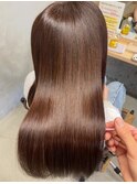 30代40代◎秋の大人艶髪！ショコラブラウン×伸ばし中