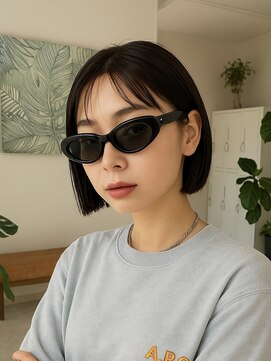 サイクル(CYCLE) モード感ストレートボブ