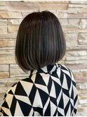 ダ-クグレ-ジュ/ストレ-トボブ/前下がりボブ/髪質改善