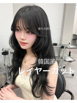 リッカ(LICCA) (licca内堀)レイヤーカット/くびれヘア/ベージュカラー