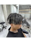 ホワイトメッシュ×ツイストスパイラルマッシュ