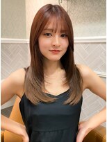 ロンド 銀座(Lond)&nbsp;Shina★黒髪ココアベージュ小顔レイヤー髪質改善縮毛矯正23