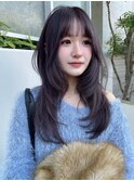 お洒落なレイヤーカットハッシュカットレイヤーボブ渋谷