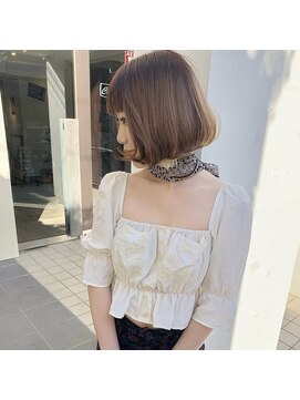 ナループロア ルームー(Nalu pu loa ROOMOO) 首元すっきりタンバルモリ☆韓国ボブ/韓国ヘア