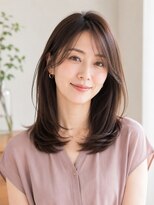 コーン(cone)&nbsp;自然なまとまりセミロング