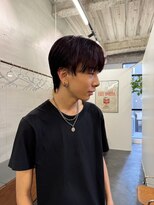 ニール 名古屋 伏見 丸の内(NEELU)&nbsp;[NEELU_take]メンズウルフ×ボルドーカラー