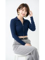 コートフィールエー(CO_T feel.a)&nbsp;大人可愛い上品ショートボブ☆耳掛けで簡単アレンジ