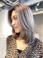 アルバム 池袋(ALBUM)&nbsp;透明感カラーオリーブカラー秋色ネビージュボブルフ_ba537583