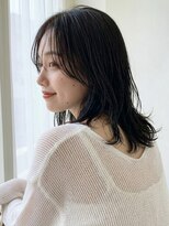 フレイムス ヘアアンドリラックス 大宮東口店(Frames)&nbsp;大人可愛いミディアム20代30代40代◎前髪ありくびレイヤー大宮
