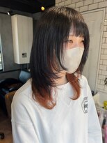 hyon myon/RISEbyREVO 綾瀬店【ヒョンミョン】&nbsp;ハッシュカット/デザインカラー/グレージュ[綾瀬駅/韓国ヘア]