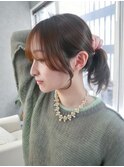 ★前髪カット シースルーバング　2wayバング