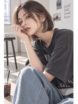 コノアラボ 守谷店(Conoah labo)&nbsp;インナーカラー/大人/白髪ぼかし/40代