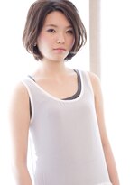 スノッブリコ(snob rico)&nbsp;[snobrico]ミルクアッシュ×無造作小 顔ボブ