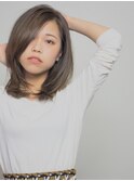 前髪ありナチュラルミディ