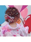 シニヨンへアセット卒業式にもヘアセット1500円から